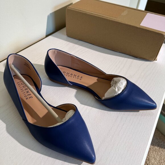 Journee Collection Cortni Flats Women’s Sz 6.5 New in Box - Picture 2 of 5